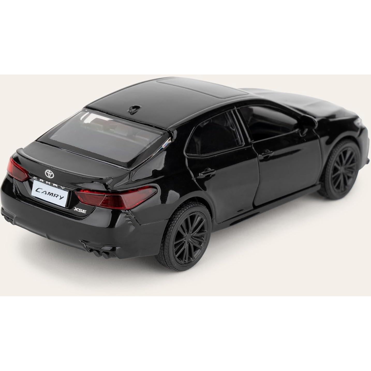 Coche Diecast Camry XSE LOVEPOSELY 1:36 Retroceso Negro