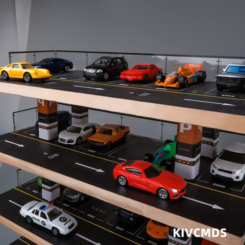 Estuche de exhibición Kivcmds 4 niveles para autos 1:64