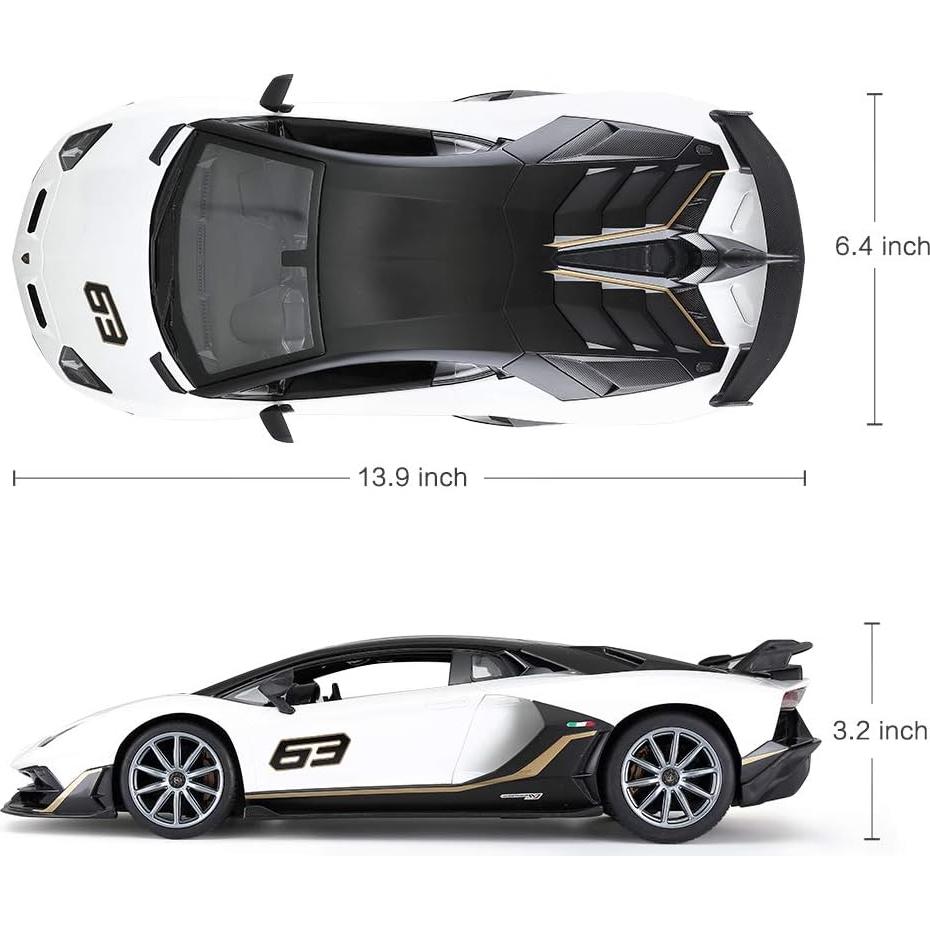 Coche de Juguete RASTAR Lamborghini Aventador SVJ RC 1:14