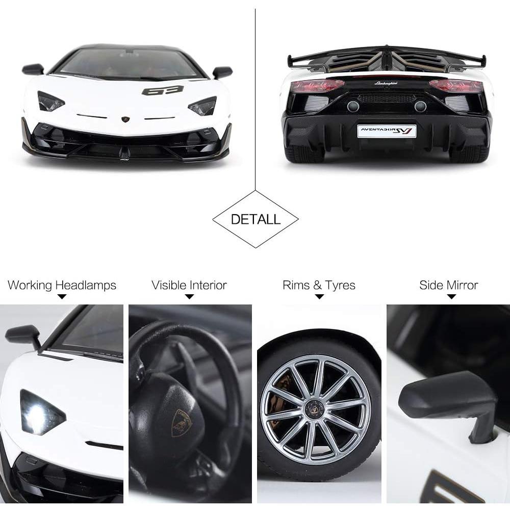 Coche de Juguete RASTAR Lamborghini Aventador SVJ RC 1:14