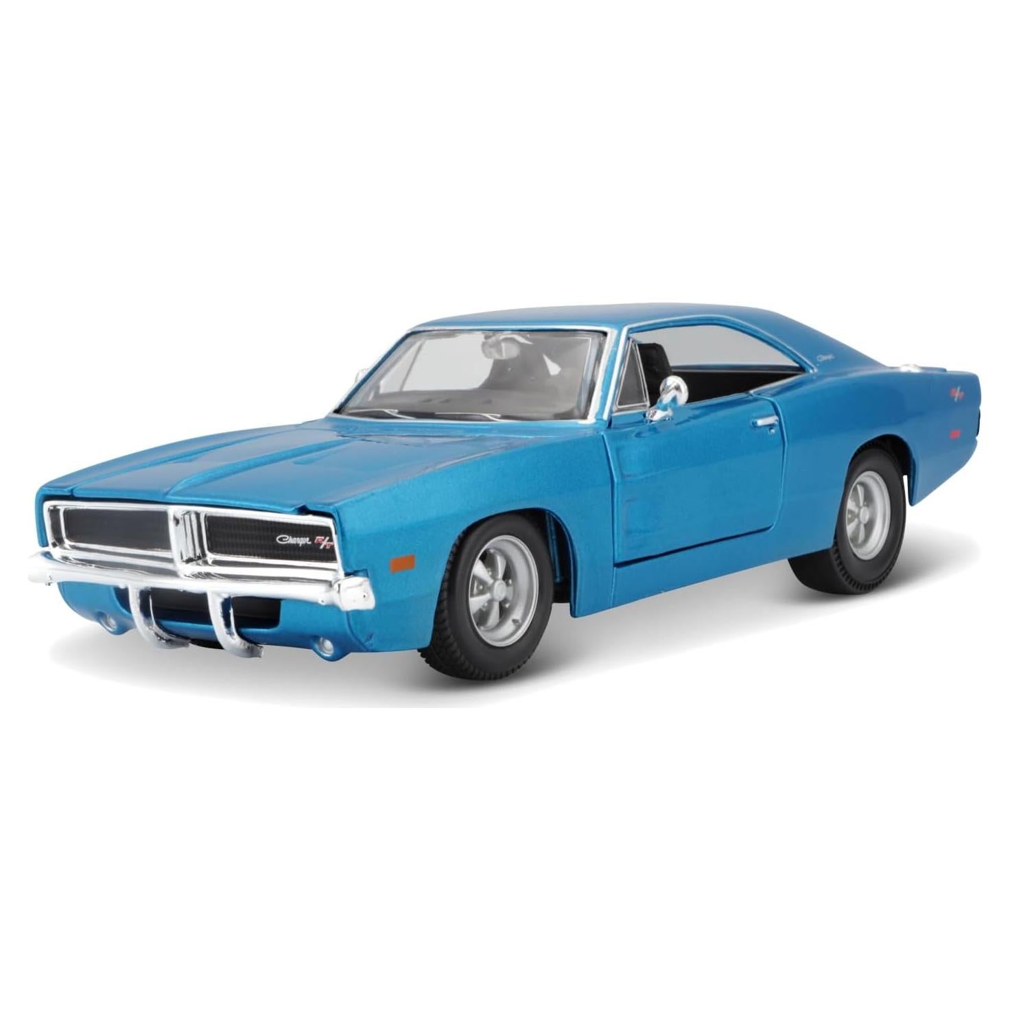 Maisto Dodge Charger R/T 1969 Azul 1:25 Diecast Abre Puertas