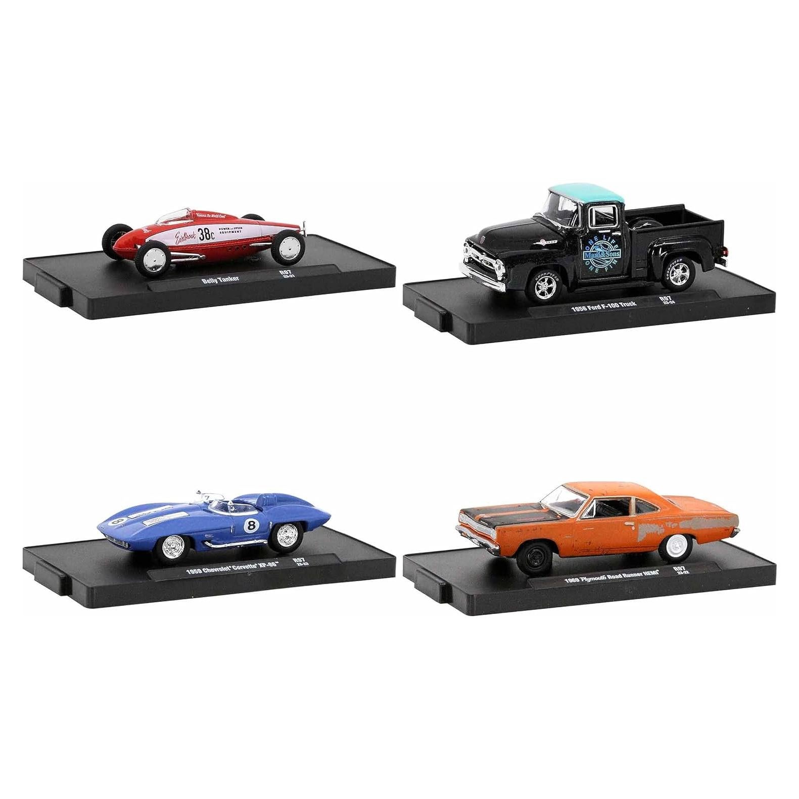 Conjunto 4 Piezas Auto-Drivers M2 Edición Limitada 1/64