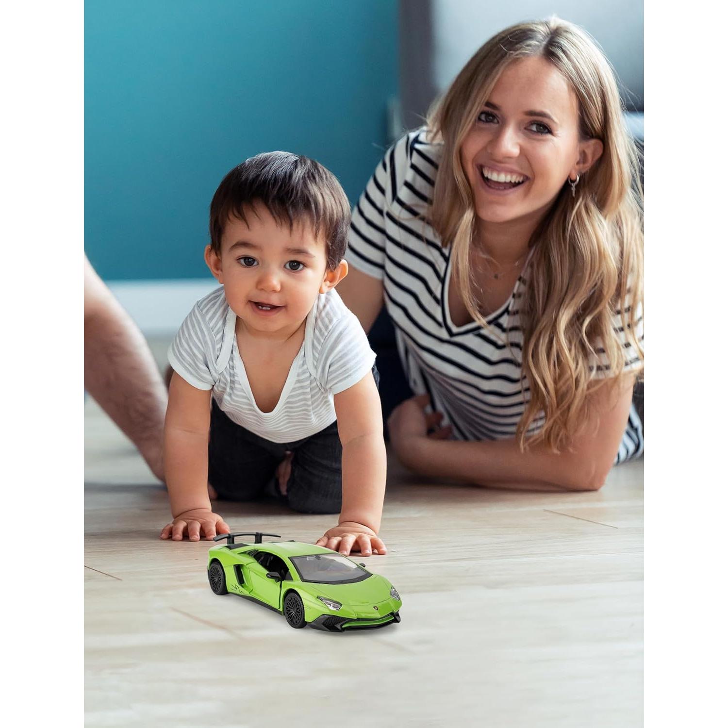 Coche de colección LOVEPOSELY Lambo LP750-4 SV Verde 1:36