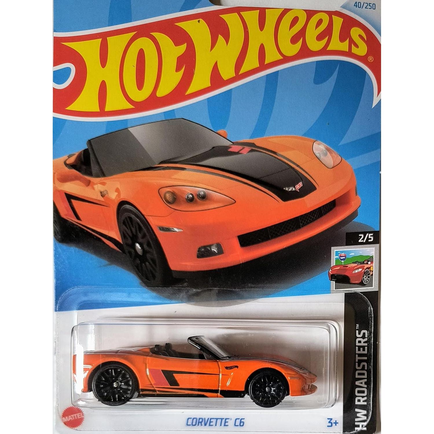 Hot Wheels 5-Pack Mattel Corvette 2020 Elkhart Lake Azul 1/64