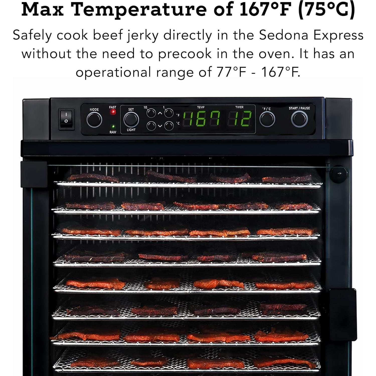 Tribest Sedona Express SDE-S6780-B Digital Food Dehydrator,Black