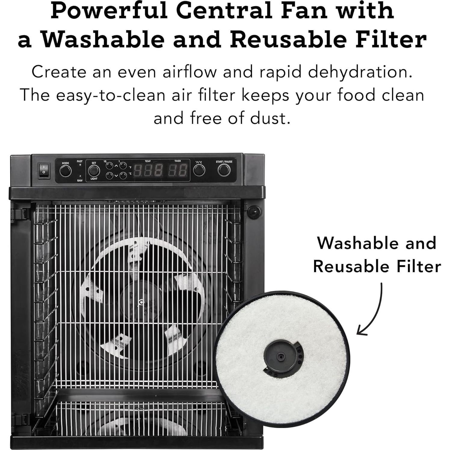 Tribest Sedona Express SDE-S6780-B Digital Food Dehydrator,Black