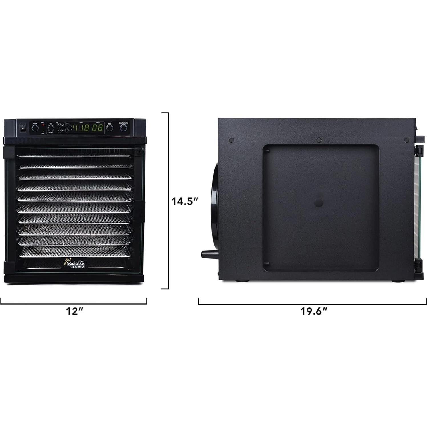 Tribest Sedona Express SDE-S6780-B Digital Food Dehydrator,Black