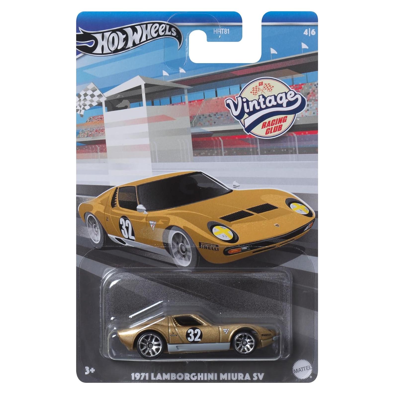 Hot Wheels Lamborghini Miura SV 1971 Edición Limitada Oro