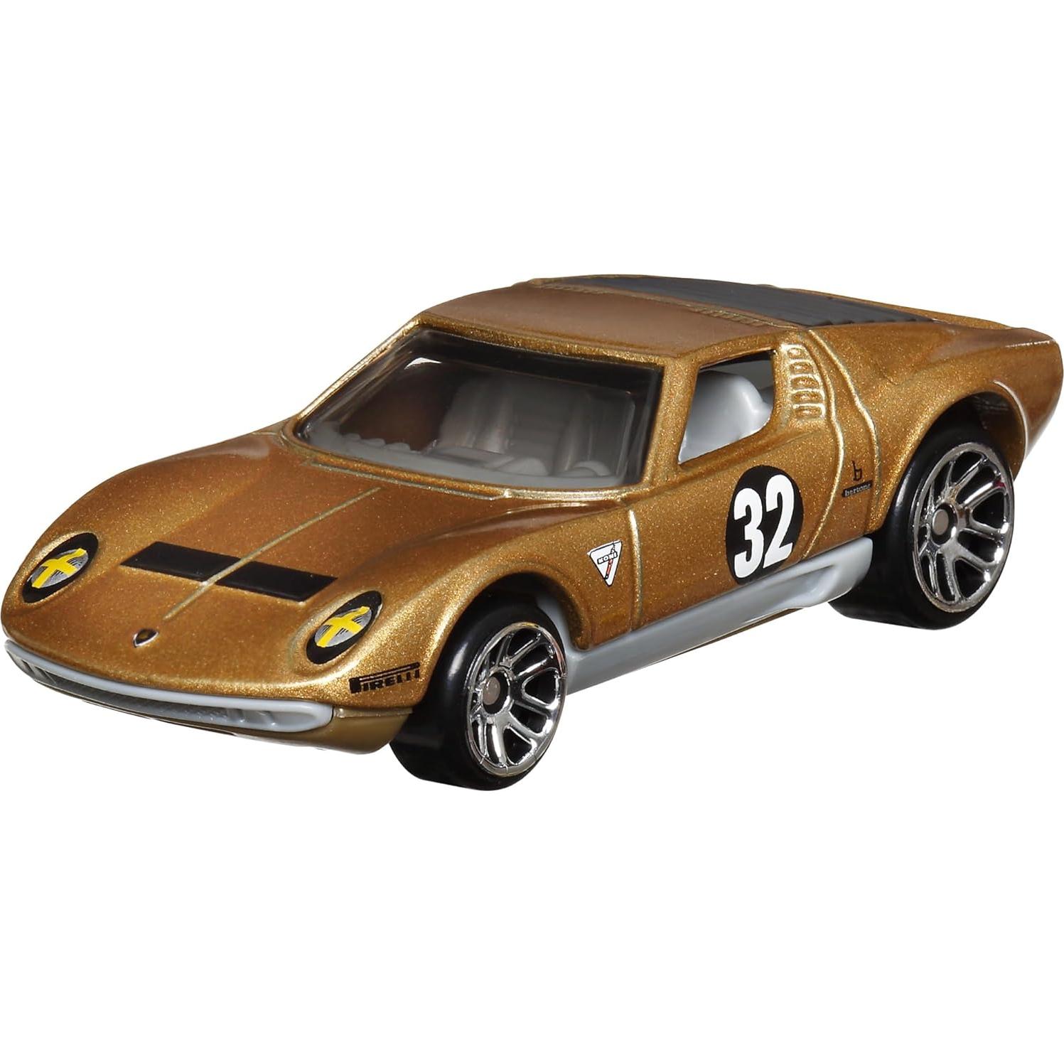 Hot Wheels Lamborghini Miura SV 1971 Edición Limitada Oro