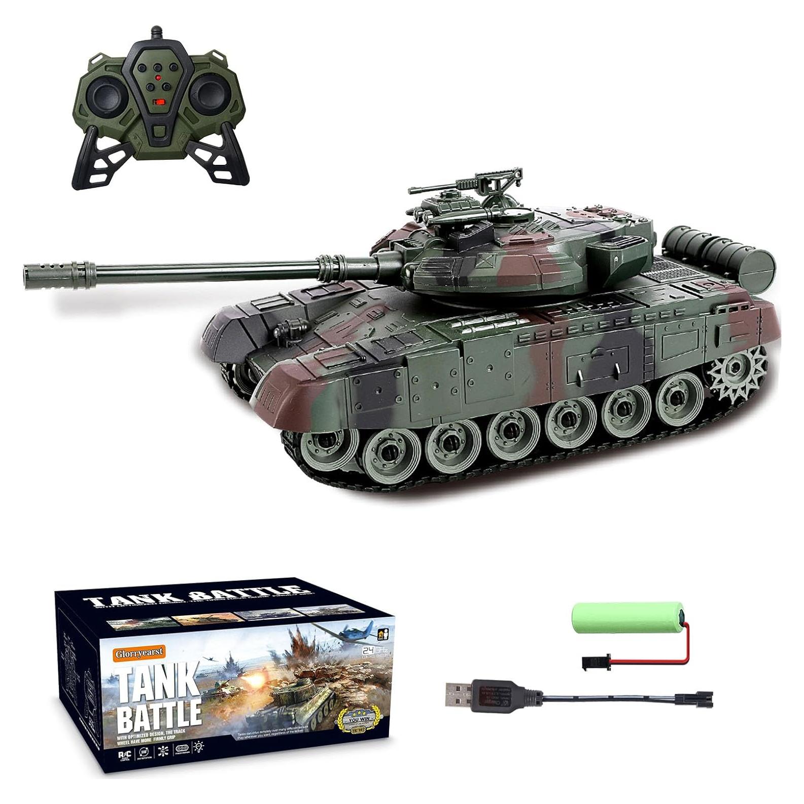 Tanque RC 1:28 DH GY666 Control Remoto con Sonidos y Luces