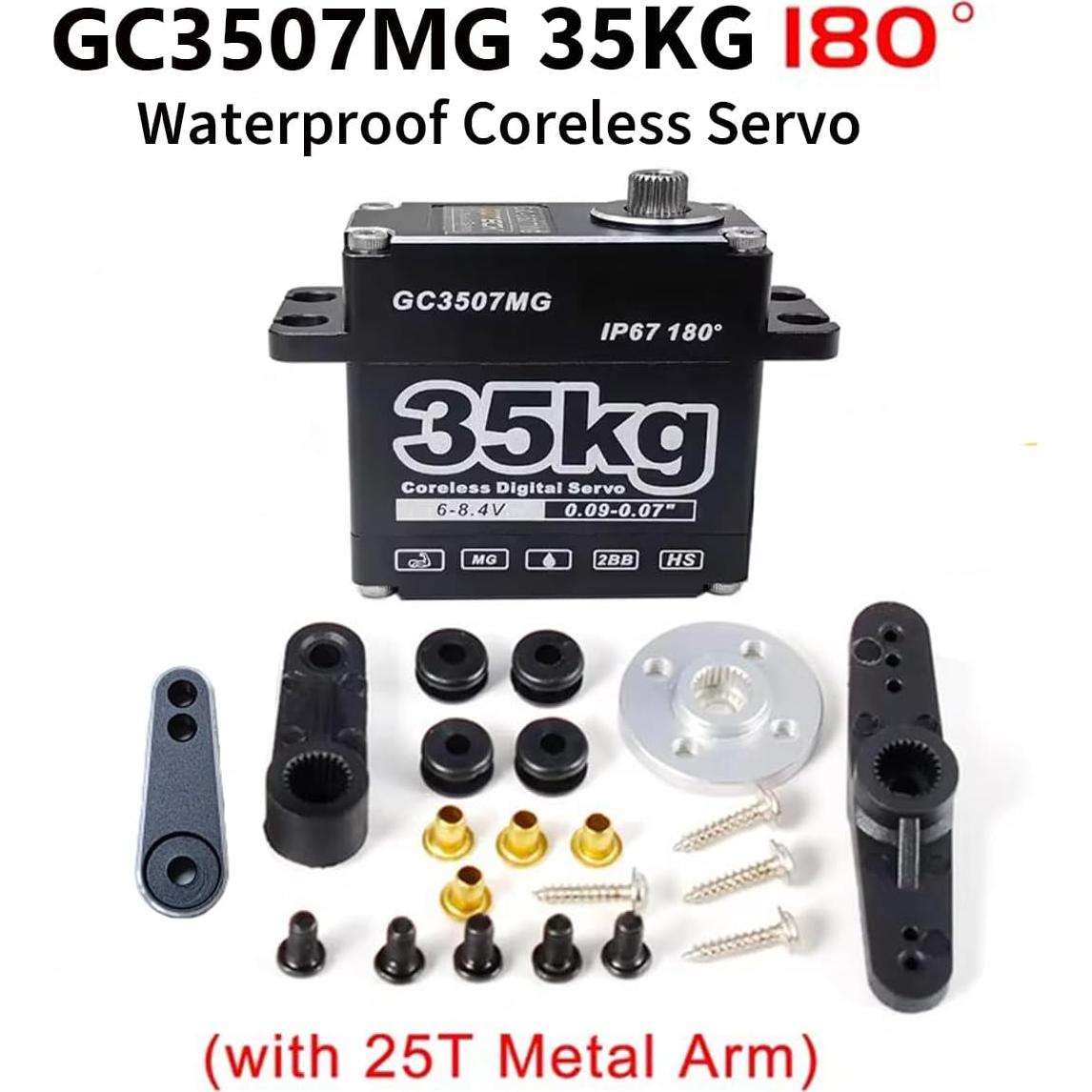 Servo Digital GOTECK GC3507MG 35KG Torque 8.4V IP67