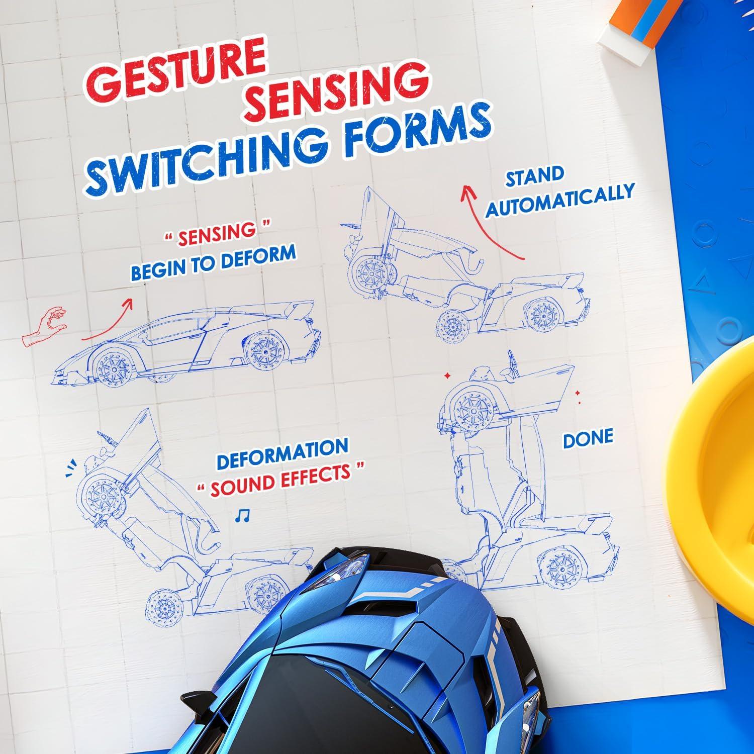 Coche RC Transformador Holyton 1:10 con Luces y Sonido