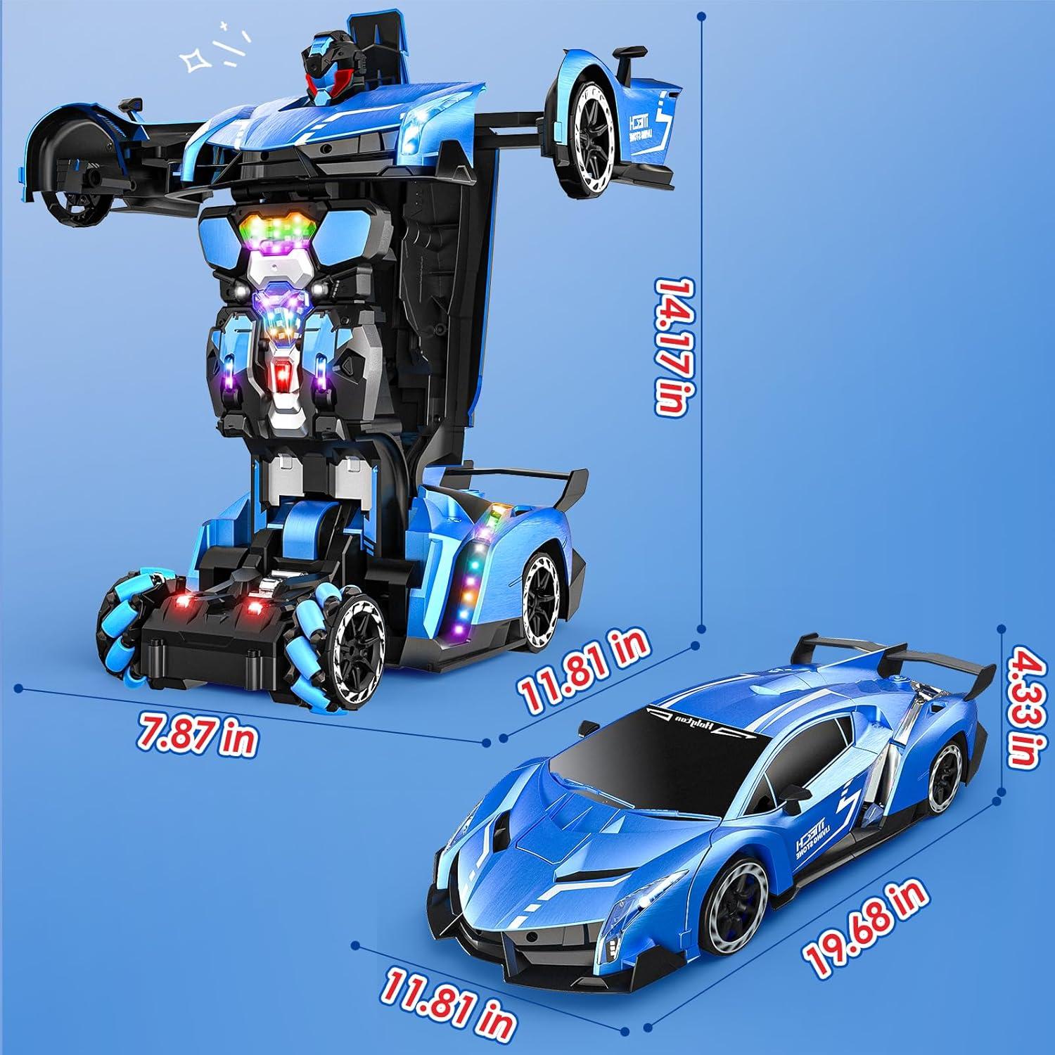 Coche RC Transformador Holyton 1:10 con Luces y Sonido