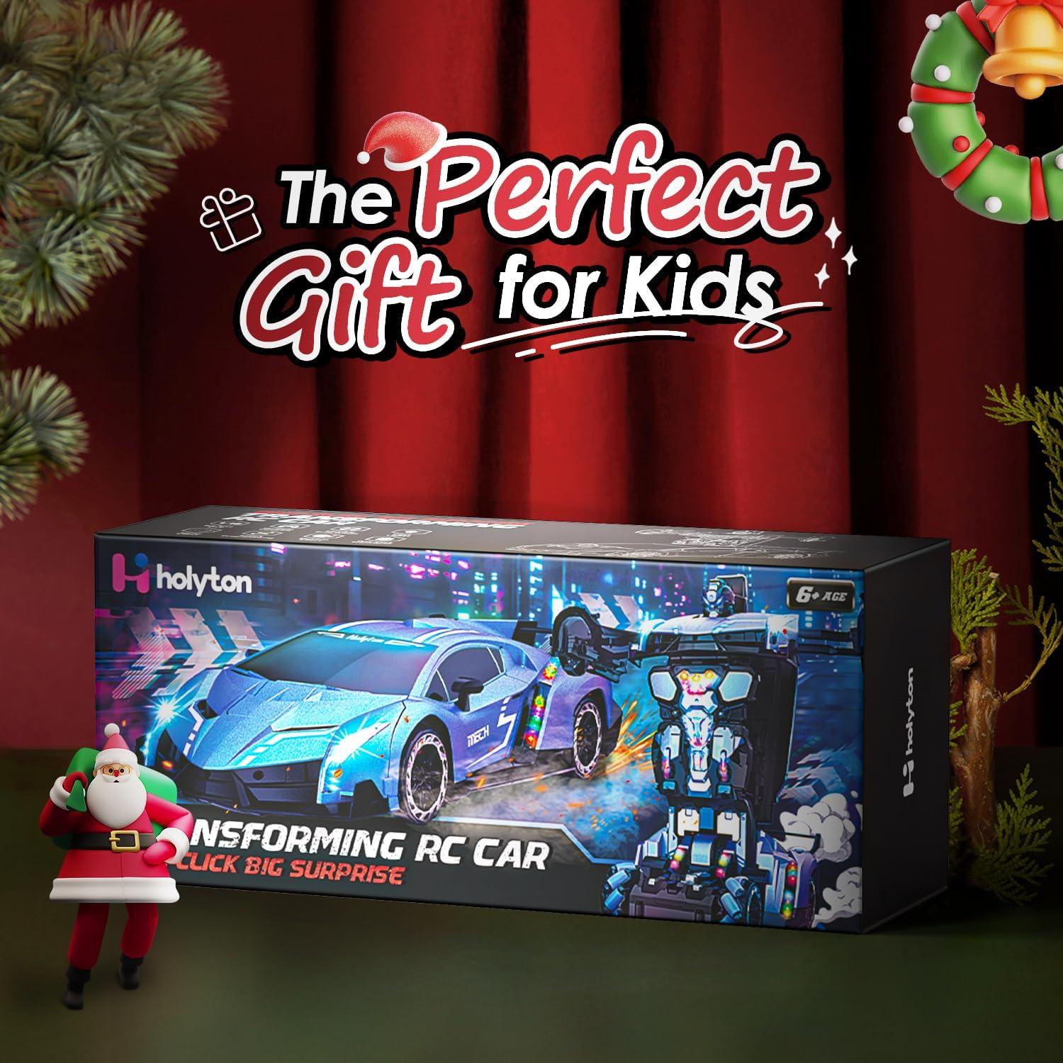 Coche RC Transformador Holyton 1:10 con Luces y Sonido