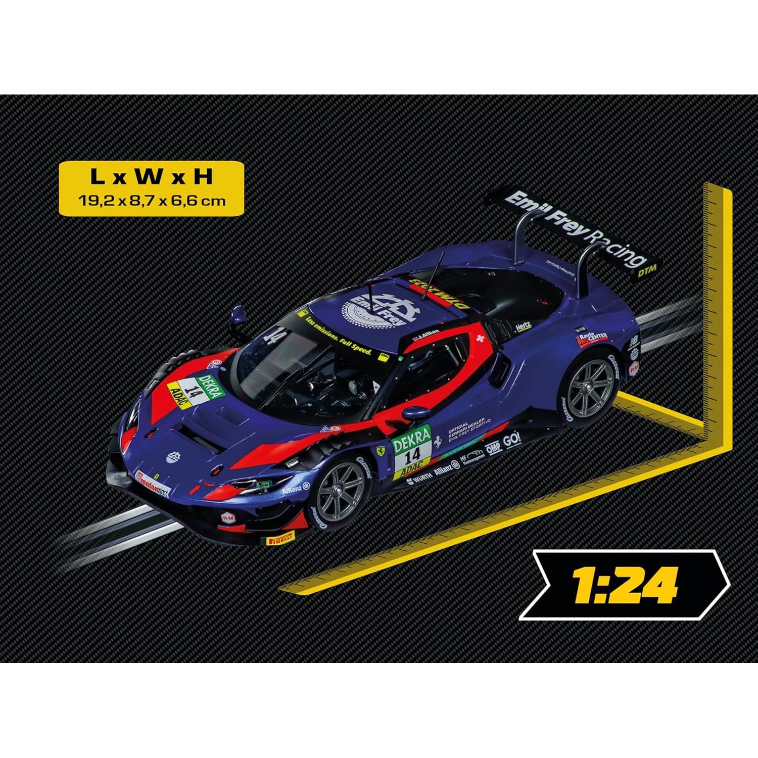 Slot Car Digital Carrera Ferrari 296 GT3 Emil Frey Racing 1:24