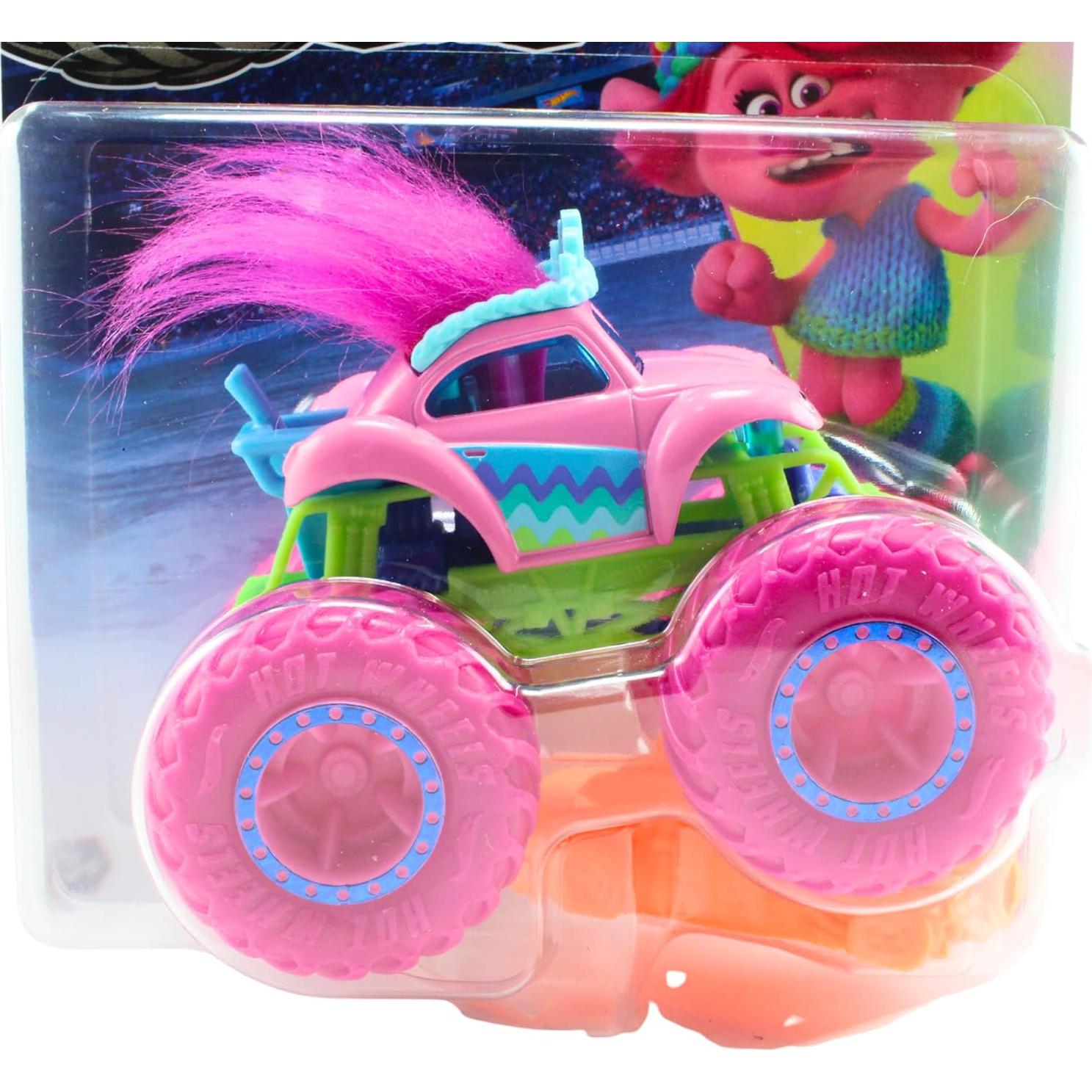 Hot Wheels Monster Trucks 2024 Trolls Poppy 1:64 Metal