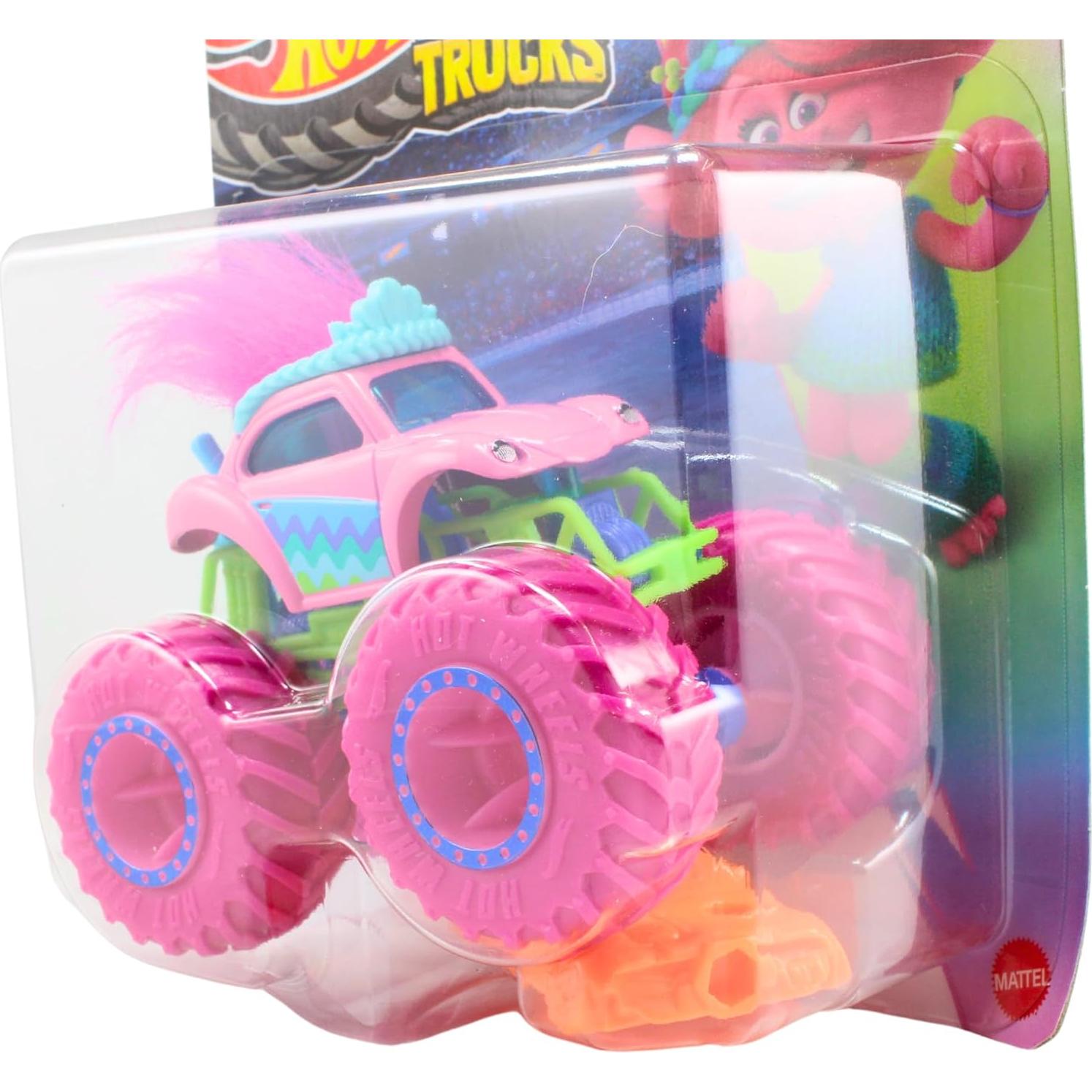 Hot Wheels Monster Trucks 2024 Trolls Poppy 1:64 Metal