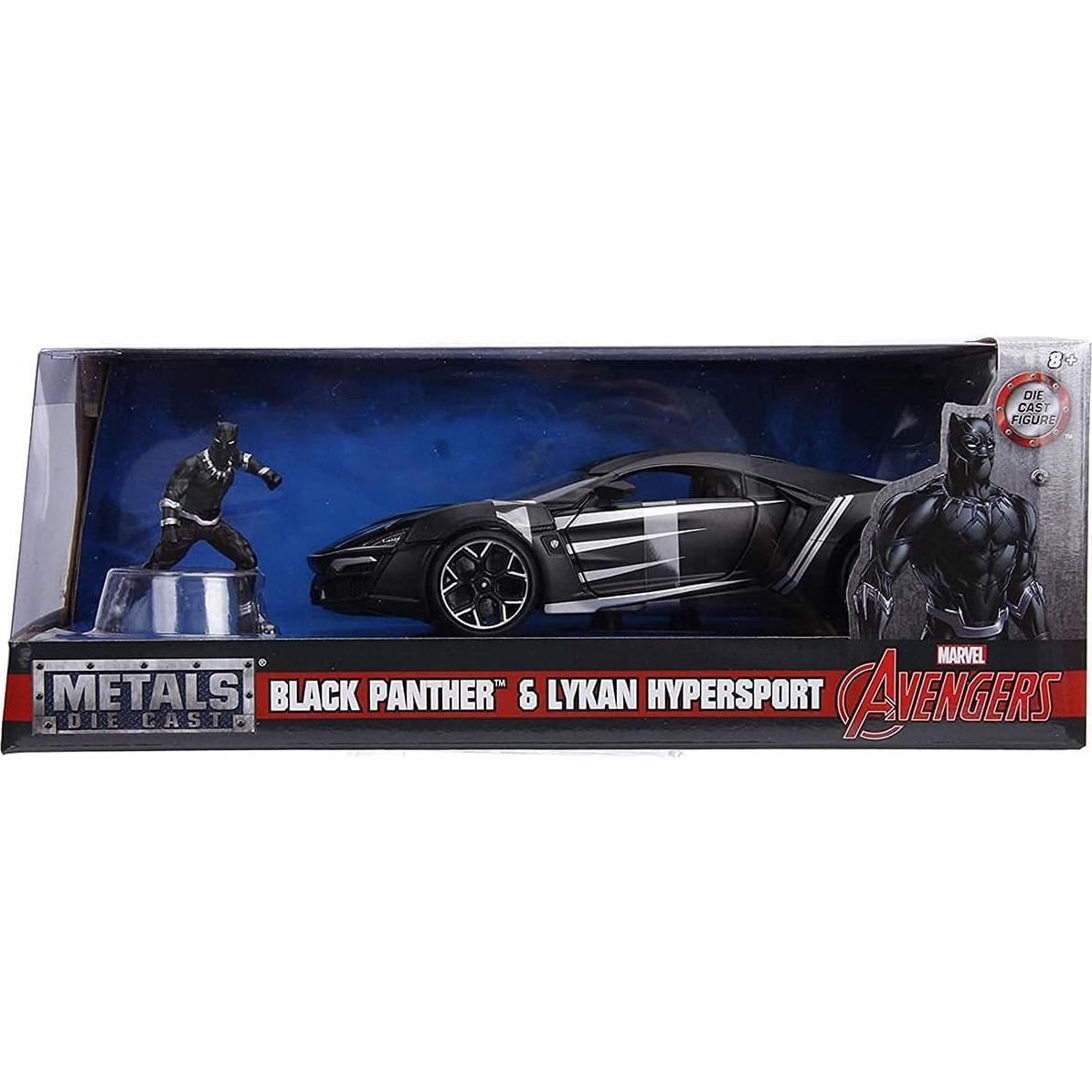 Coche de Die-cast Jada Toys Pantera Negra Lykan Hypersport 1:24
