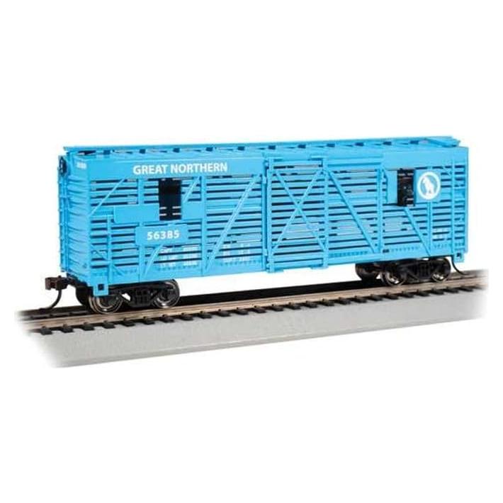 Carro de Ganado Animado Bachmann 40' Great Northern HO