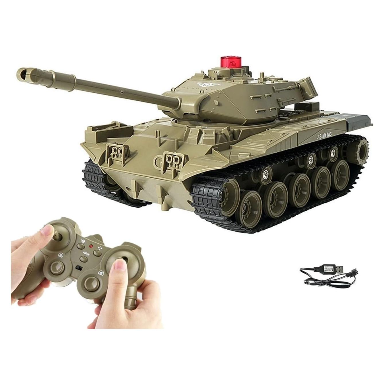 Tanque RC Militar ShenZhen 2.4G 270° Sonidos Realistas