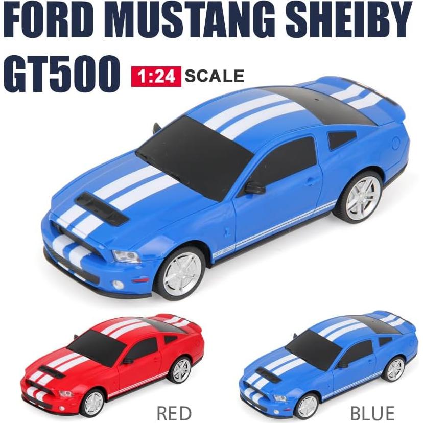 Coche RC Vinie Ford Mustang GT500 1:24 con Luces LED