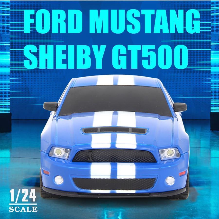 Coche RC Vinie Ford Mustang GT500 1:24 con Luces LED