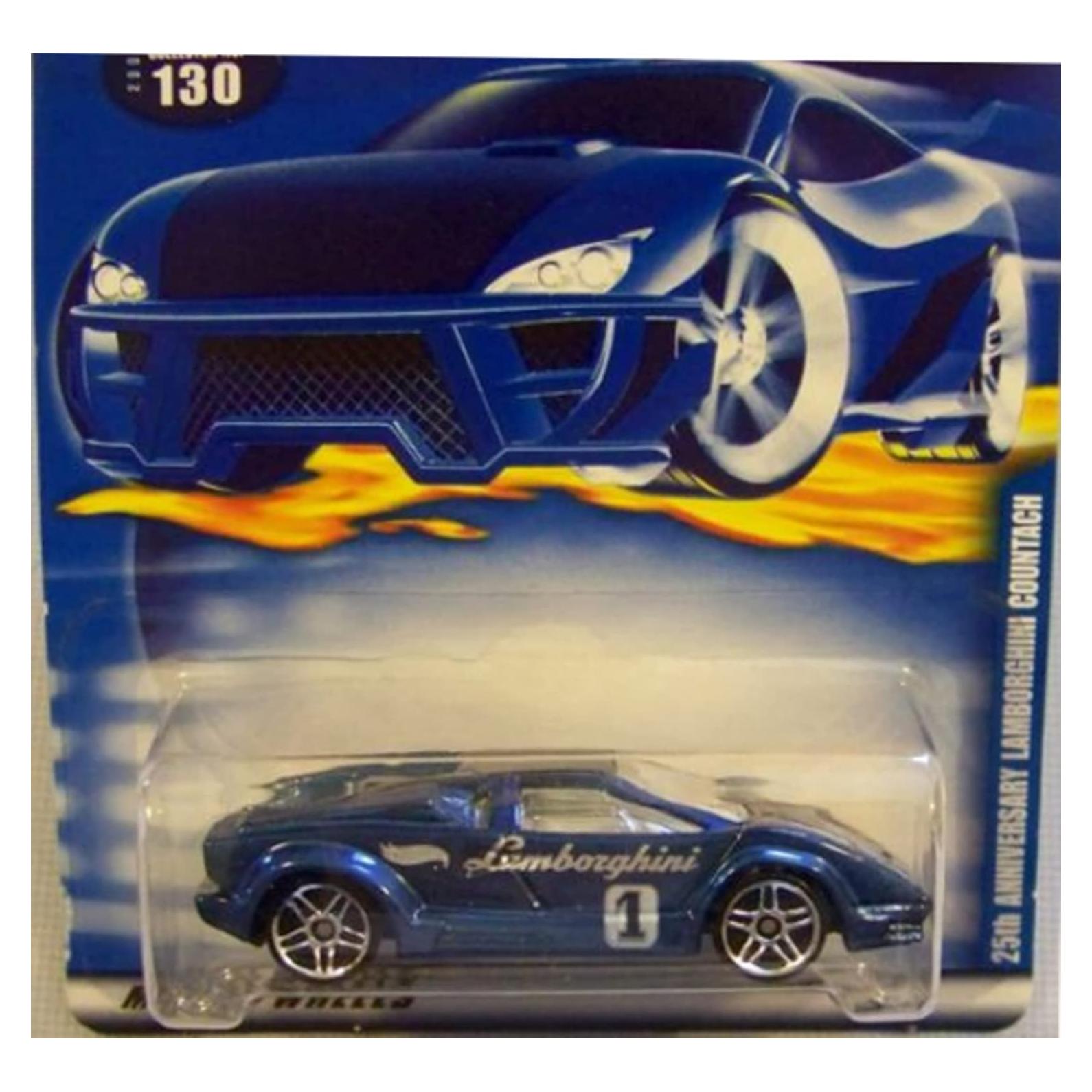 Hot Wheels Lamborghini Countach 25 Aniversario 1:64 Azul
