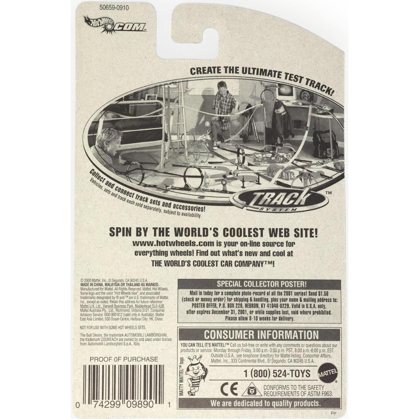 Hot Wheels Lamborghini Countach 25 Aniversario 1:64 Azul