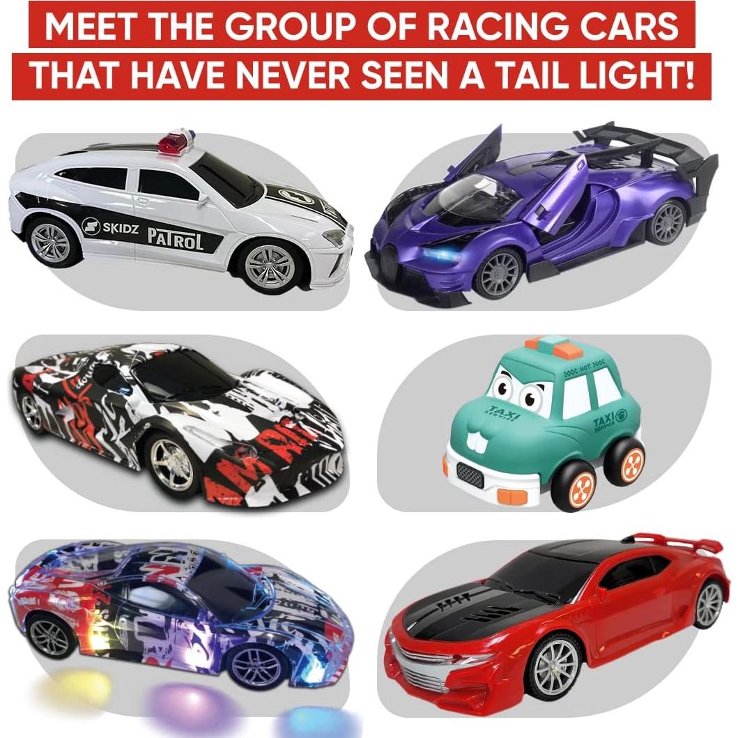 Kids Remote Control Police Car for Kids, RC Patrol Toy Car with Lights and Sirens for Boys; High Speed Remote Control cop car Racer, Police Car Toy Gift for Toddlers 3+ (Black)