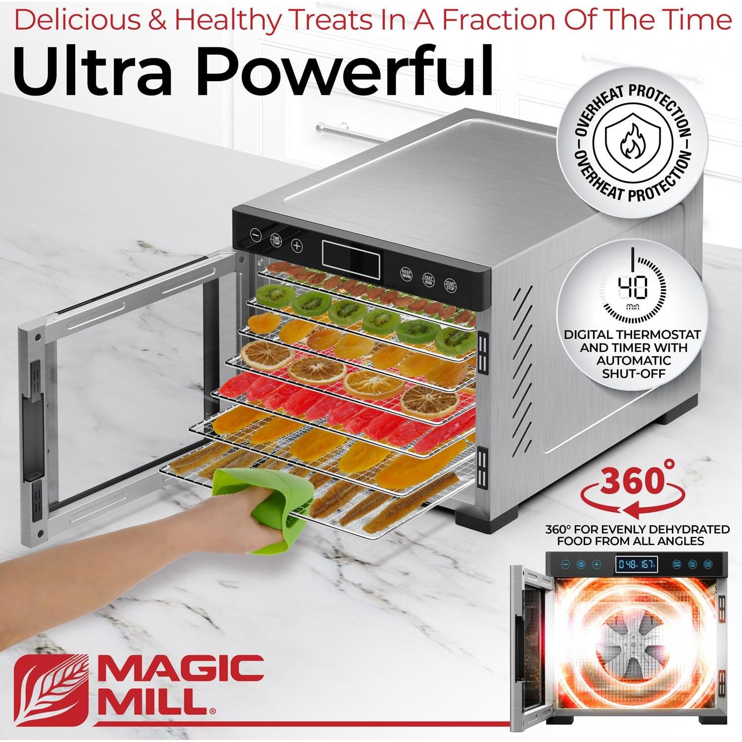 Deshidratadora Magic Mill MFD-7700 | 7 Bandejas Inoxidable