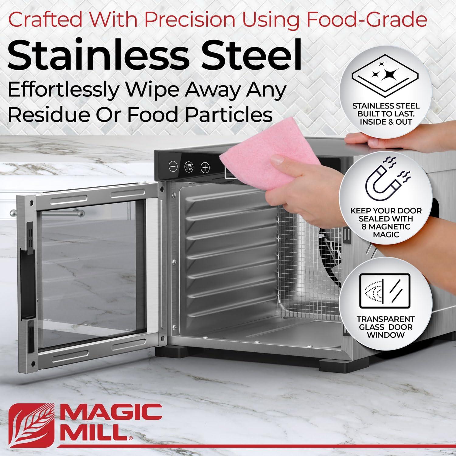 Deshidratadora Magic Mill MFD-7700 | 7 Bandejas Inoxidable