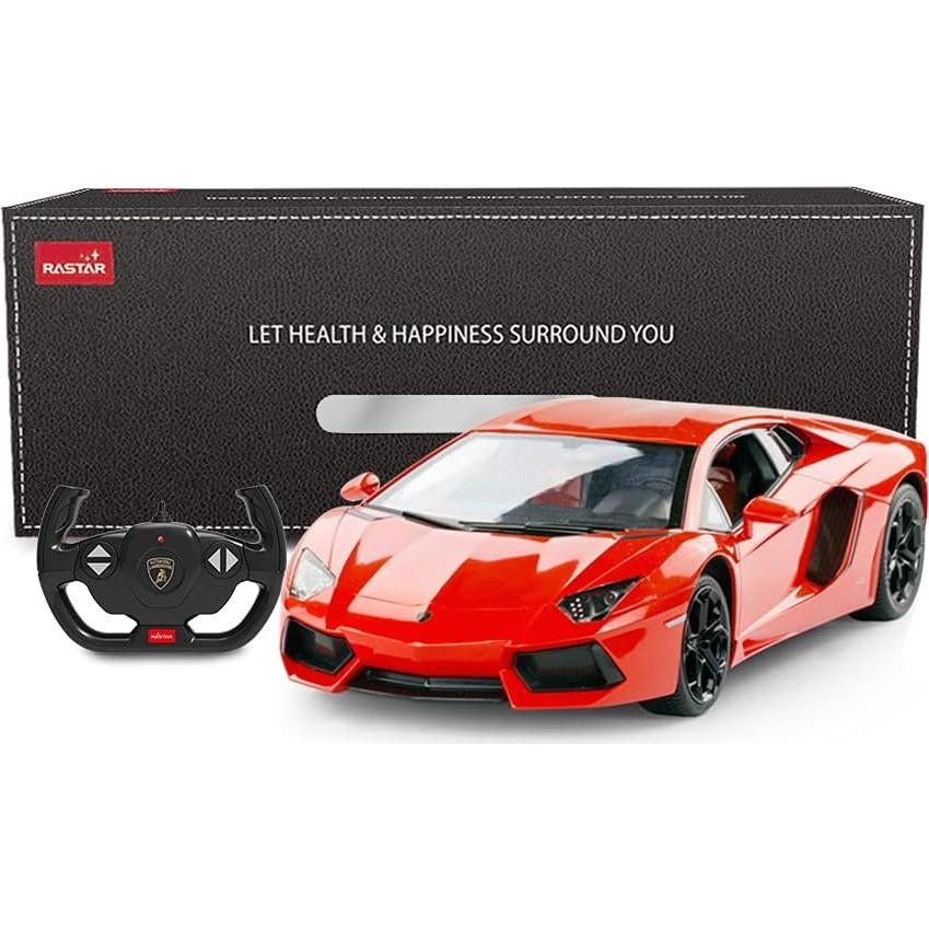 Coche de Juguete RC Rastar Lamborghini Aventador 1:14 Naranja