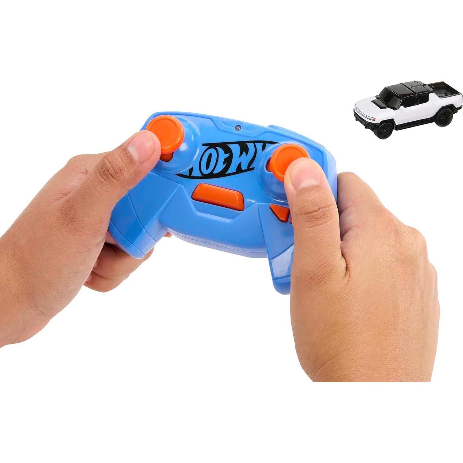 1:64 Scale RC Toy Car, Remote-Control Hummer EV for On & Off Track Racing with USB Cable for Recharging