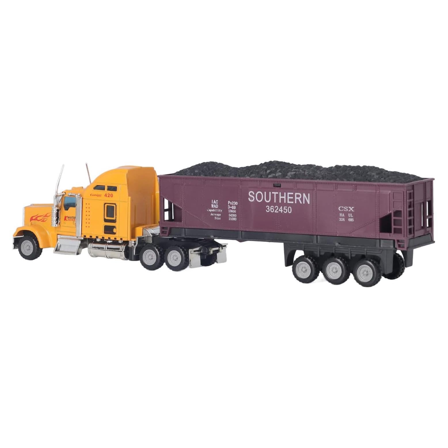 RTLR Kids Trucks Model, Transport Truck Model Glossy 1:65 for Kids (Type 1)