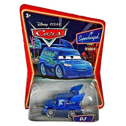 DJ Disney Pixar Cars Supercharged Edition Background Card 1:55 Scale Mattel