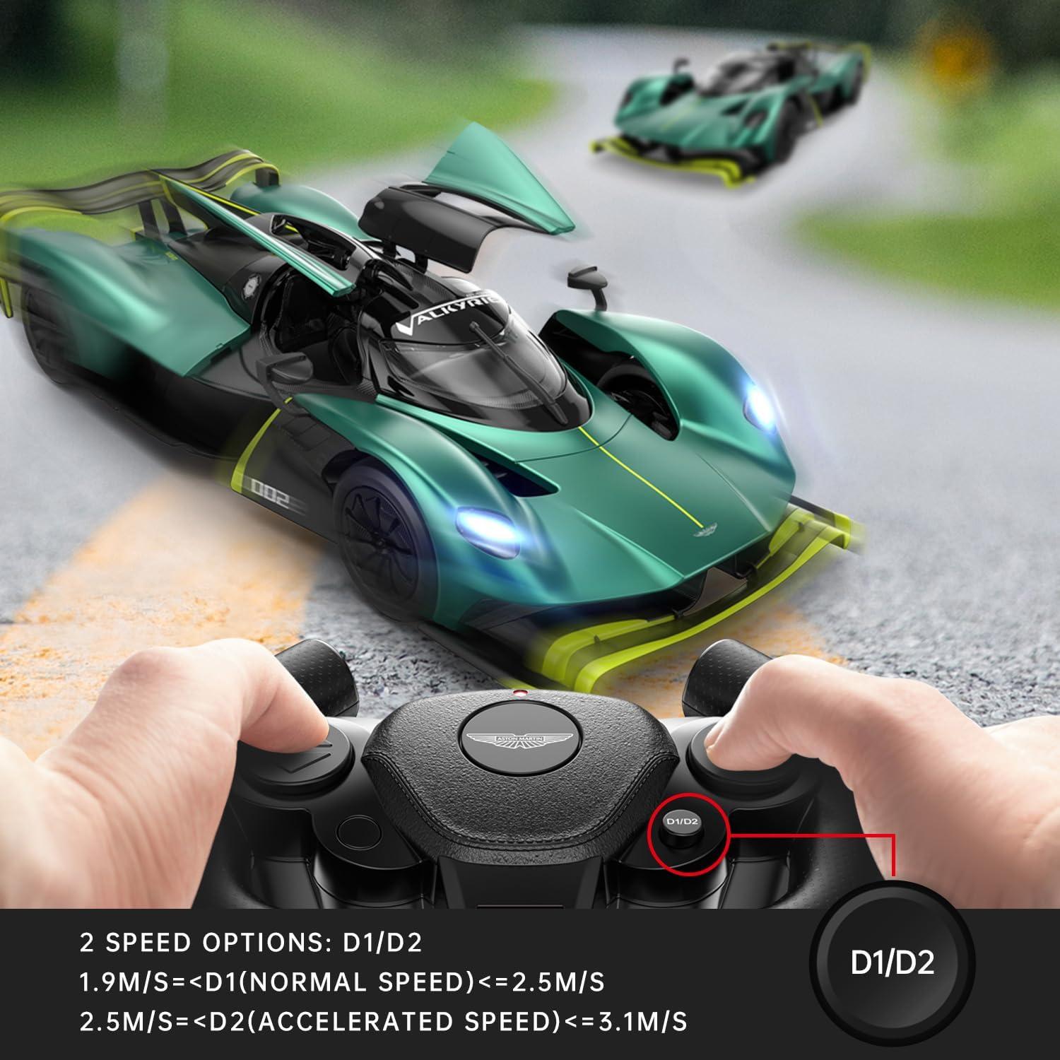 Coche RC Rastar 1/14 Aston Martin Valkyrie Verde