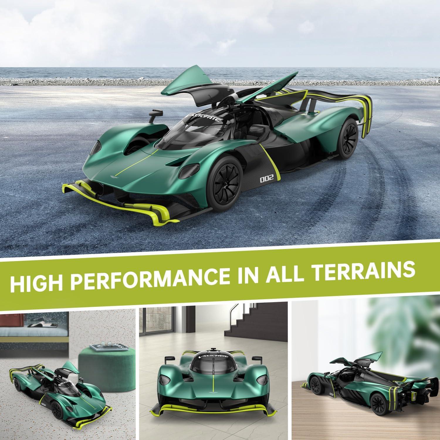 Coche RC Rastar 1/14 Aston Martin Valkyrie Verde