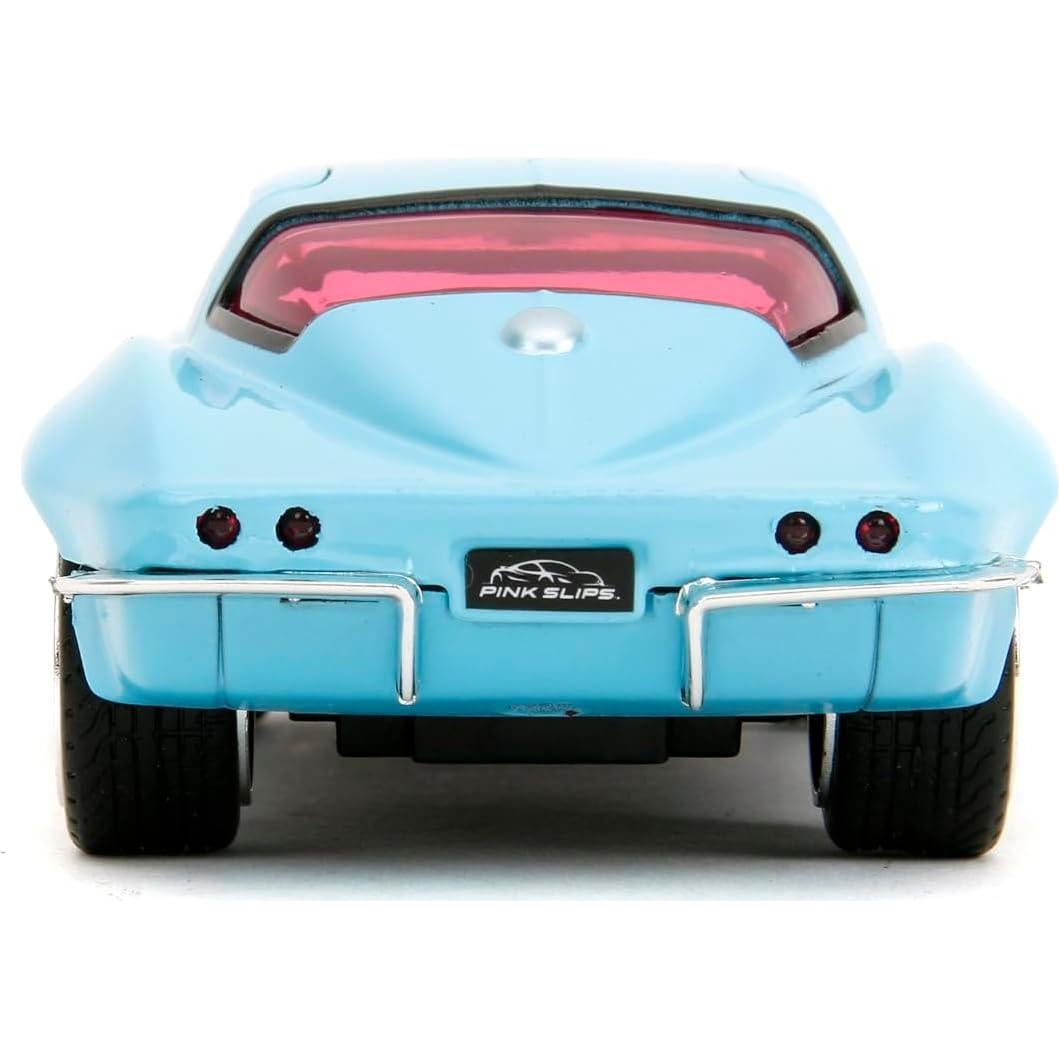 Coche de Fundición 1:32 Jada Toys 1966 Chevy Corvette Azul