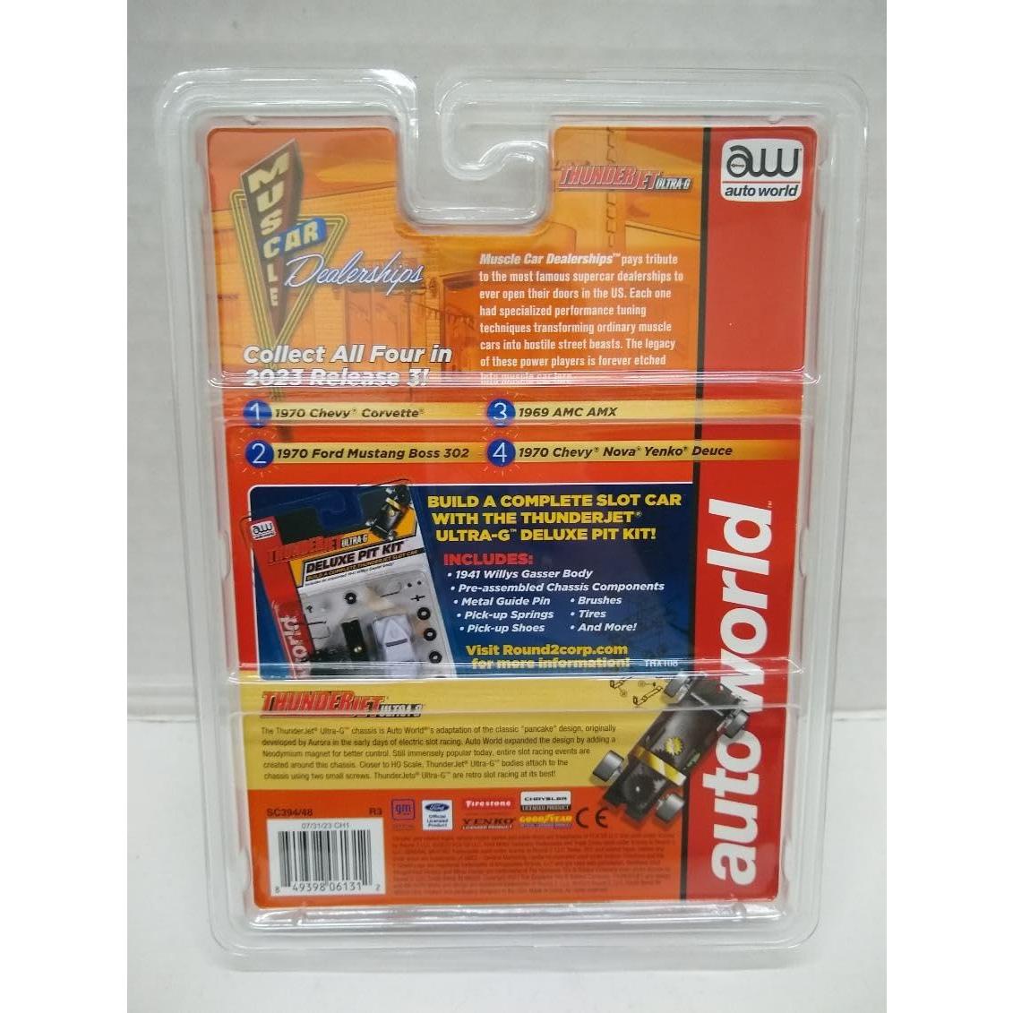 Coche Eléctrico de Slot Auto World 1970 Mustang Boss 302 HO