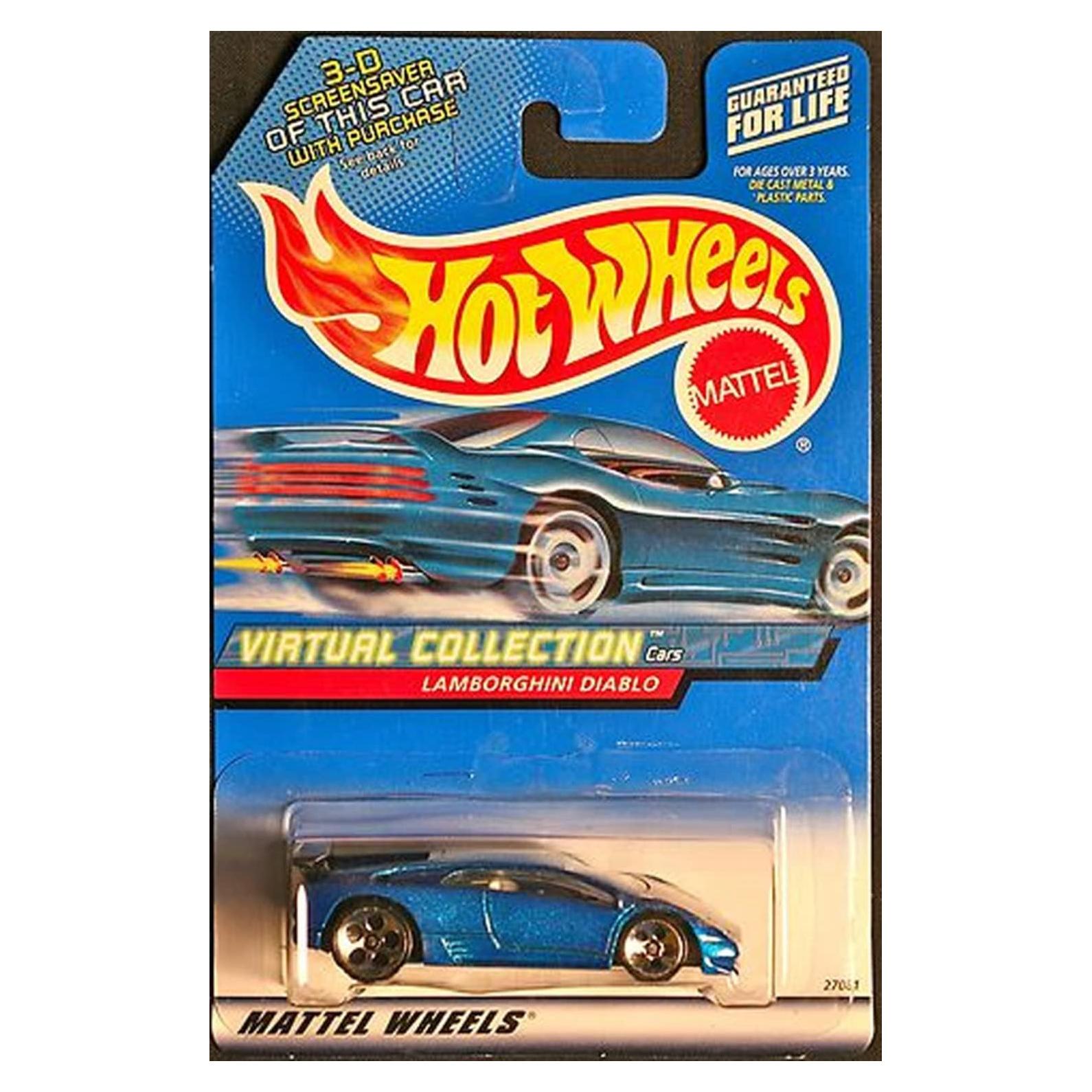 Hot Wheels Lamborghini Diablo Azul 2000 1:64 Escala