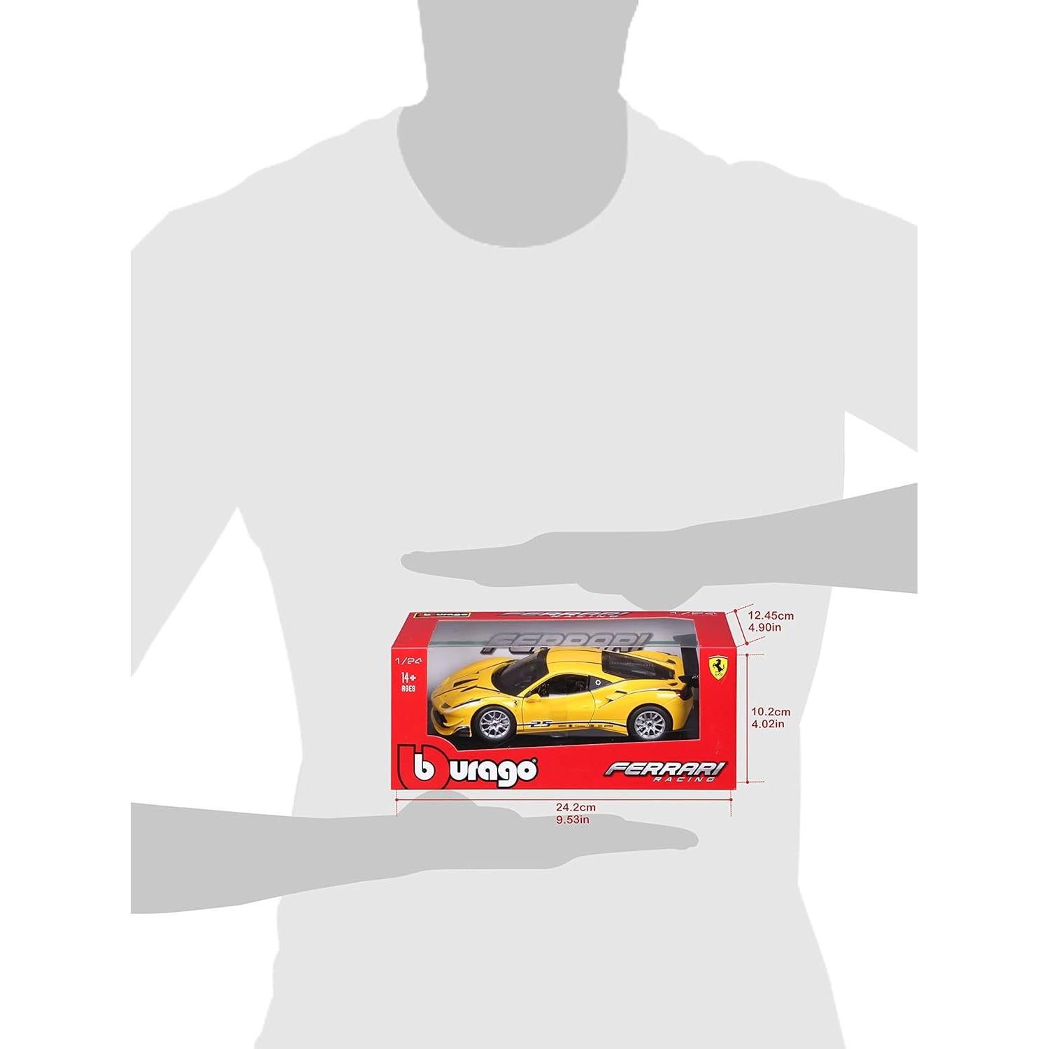 Bburago Ferrari 488 Challenge 1:24 Die-Cast Coleccionable