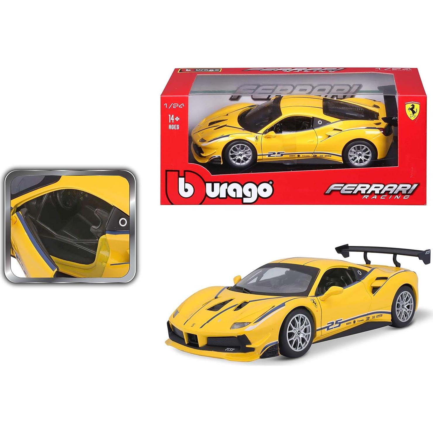 Bburago Ferrari 488 Challenge 1:24 Die-Cast Coleccionable