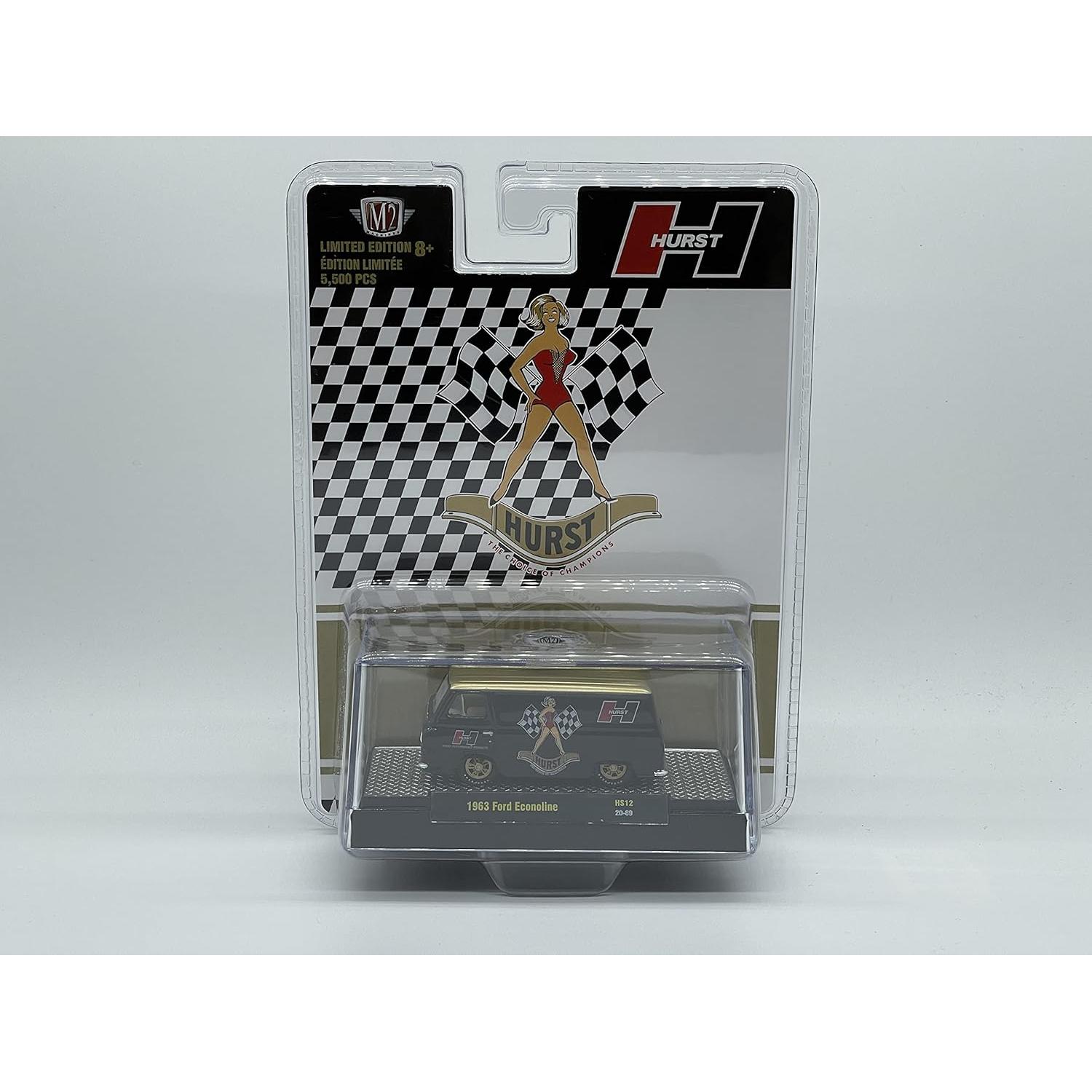 Ford Econoline 1963 Escala 1:64 M2 Coleccionable Negro Oro