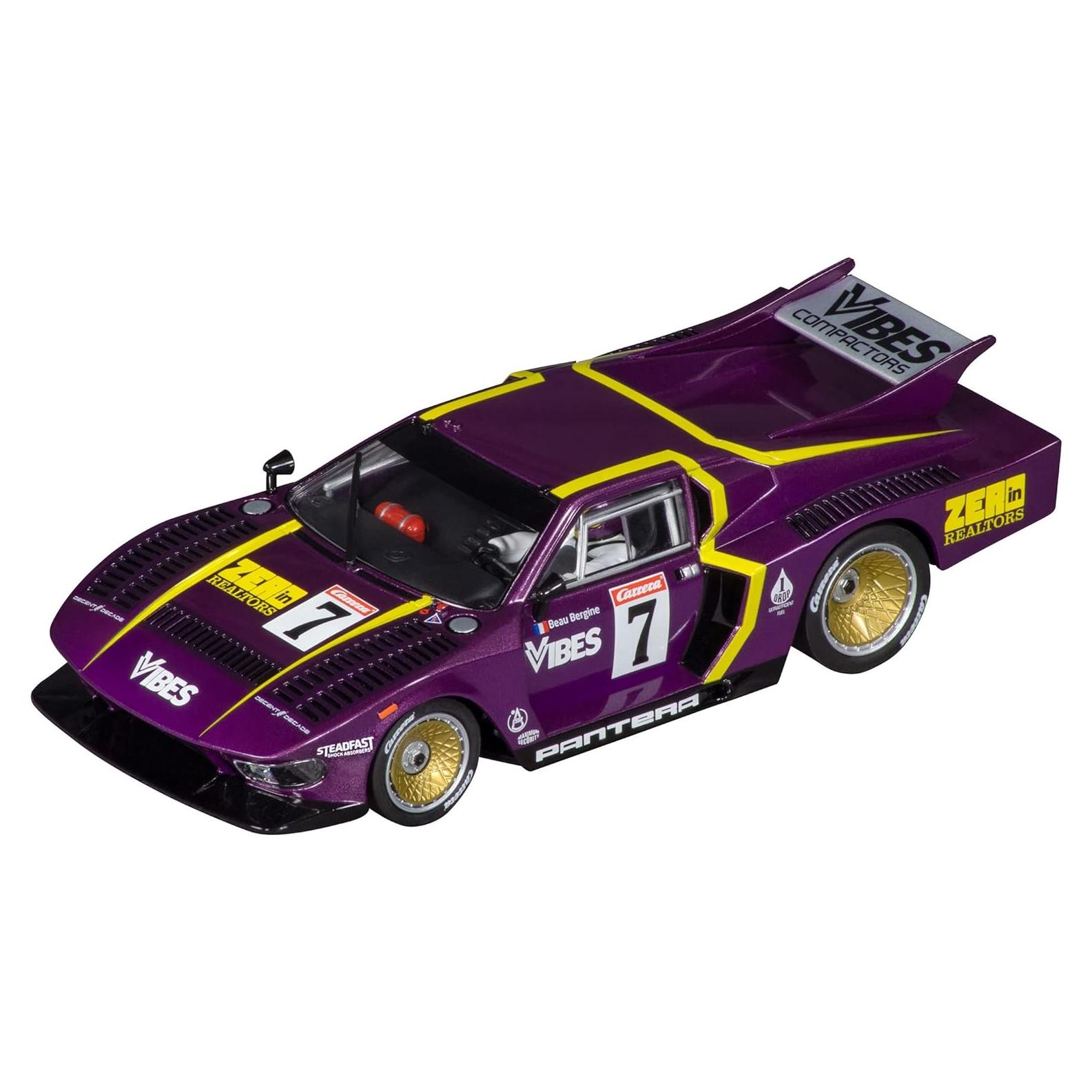 Coche Slot Carrera De Tomaso Pantera No.7 Escala 1:32