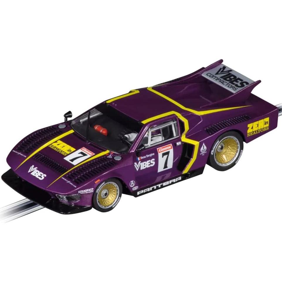 Coche Slot Carrera De Tomaso Pantera No.7 Escala 1:32