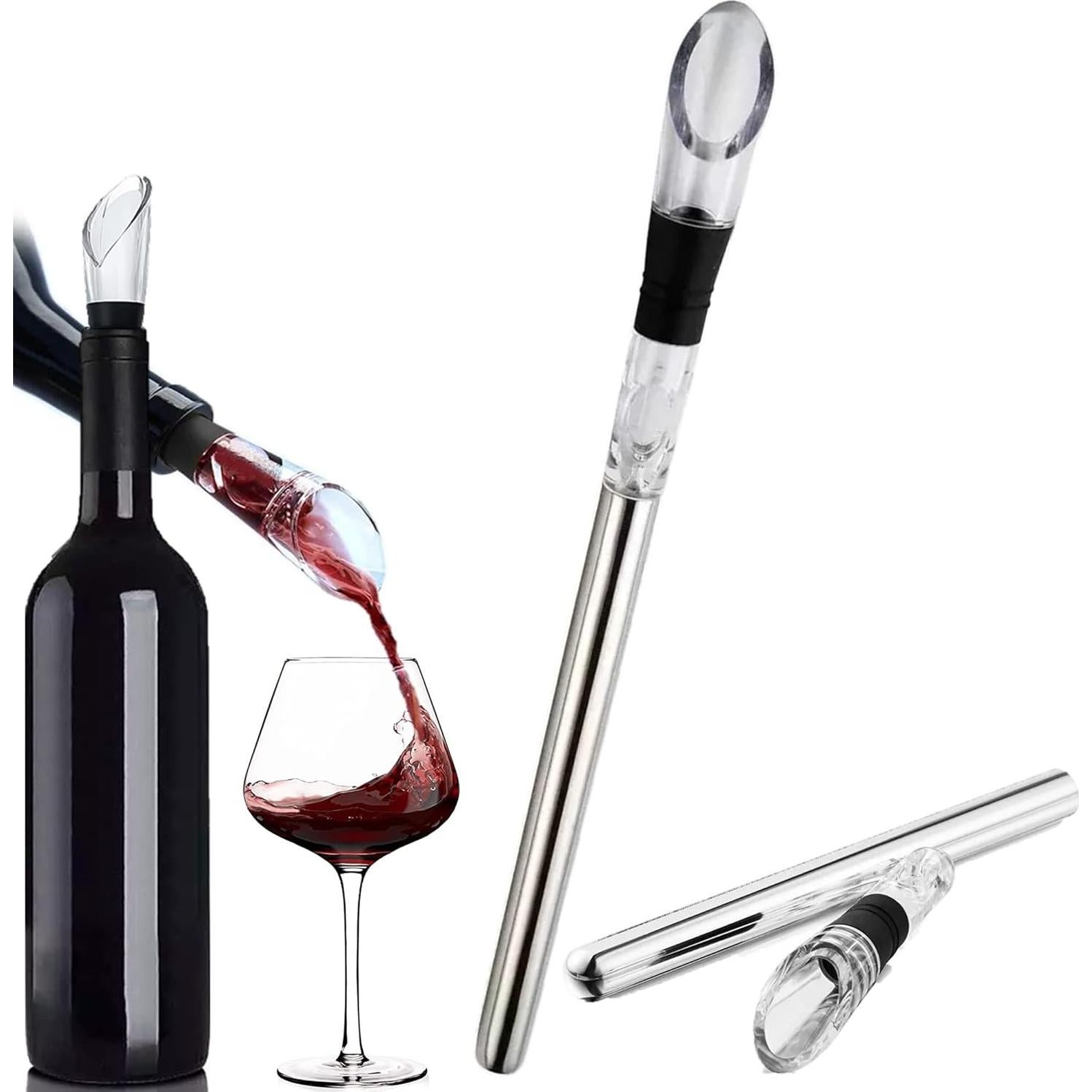 Stick Enfriador de Vino 3 en 1 Acero Inoxidable TD66084