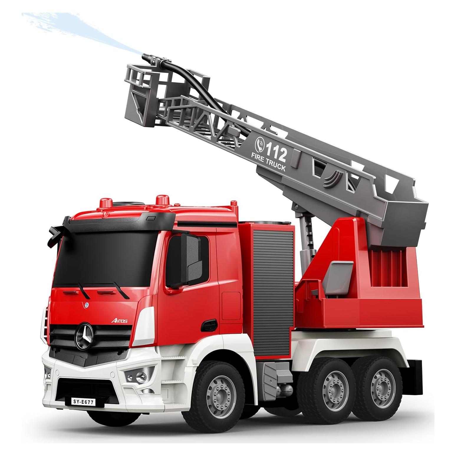 Camión de Bomberos TOYTWIST RC con Aspersor de Agua 19,5 cm