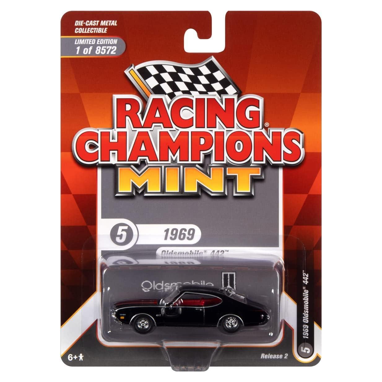 Coche Diecast 1969 Olds 442 Racing Champions 1/64 Ed. Limitada