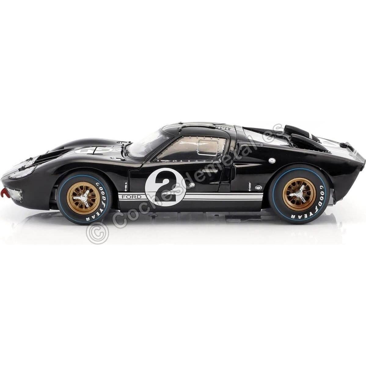 Auto a Escala 1:18 Ford GT-40 MK 2 Negro Shelby Collect