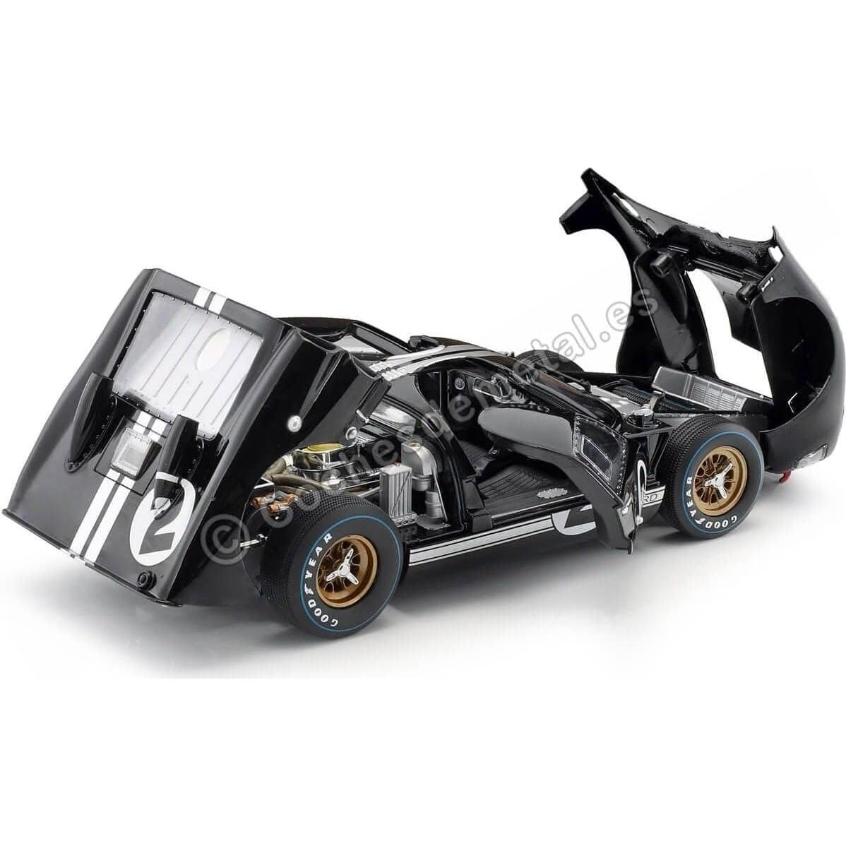 Auto a Escala 1:18 Ford GT-40 MK 2 Negro Shelby Collect